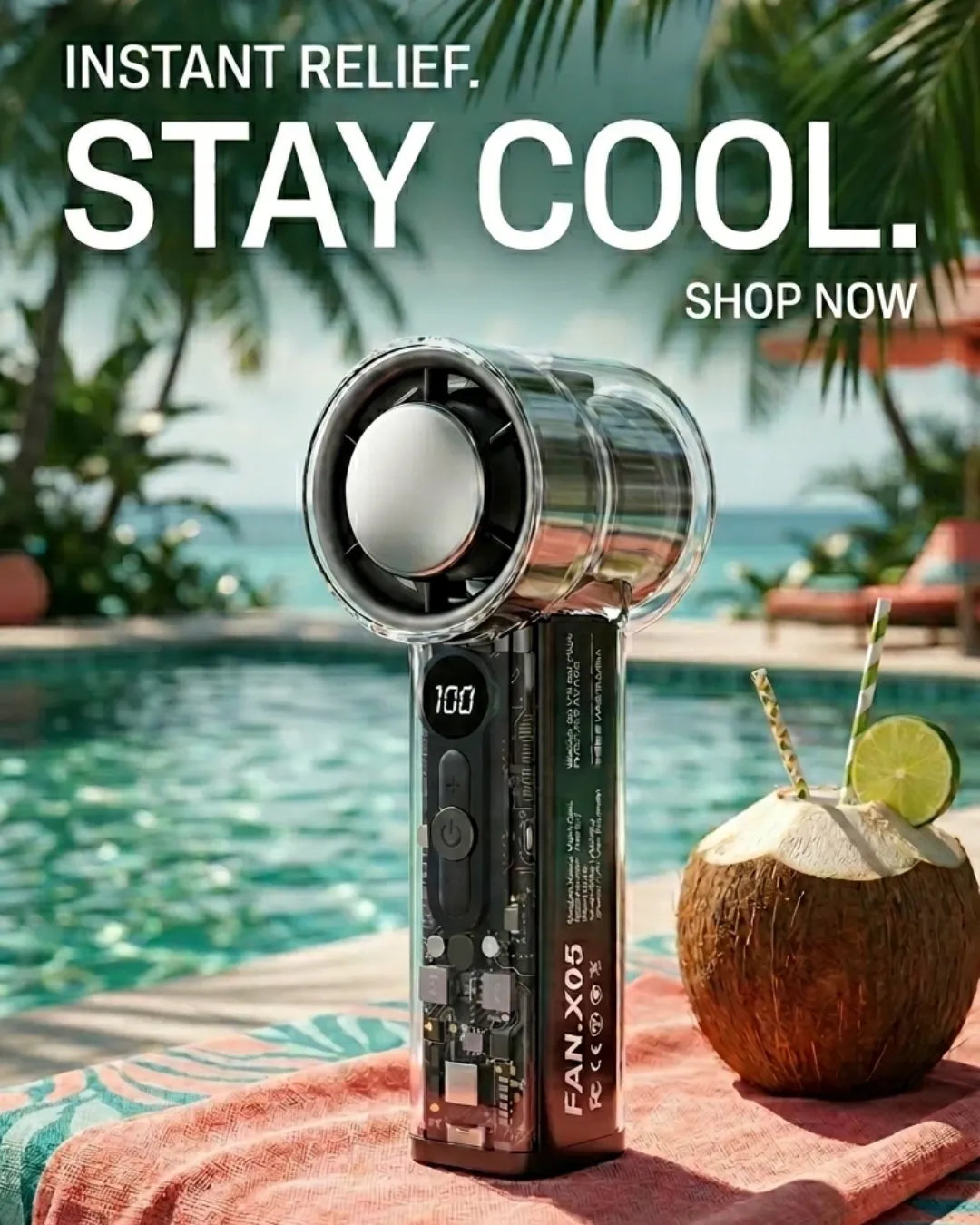 AirCool™  Handheld Fan